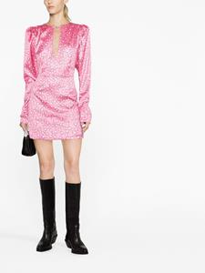 ROTATE Mini-jurk met hartprint - Roze