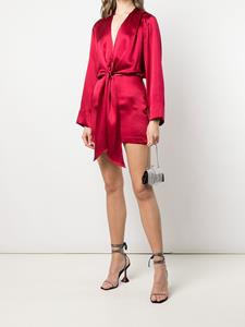 Michelle Mason Zijden mini-jurk - Rood