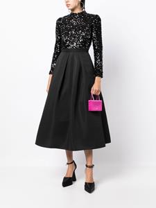 Sachin & Babi Midi-jurk met pailletten - Zwart
