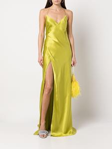 Michelle Mason Zijden jurk - Geel