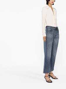 Victoria Beckham Cropped jeans - Blauw