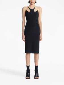 Dion Lee Midi-jurk met lage rug - BLACK