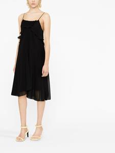ISABEL MARANT Midi-jurk met vierkante hals - Zwart