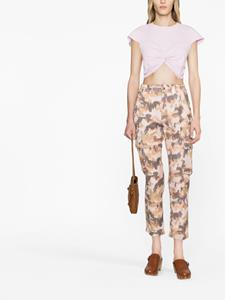 ISABEL MARANT Jeans met camouflageprint - Bruin