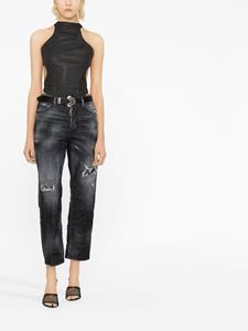 Dsquared2 Gerafelde jeans - Zwart