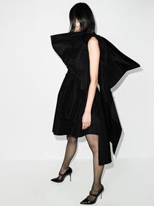 Carolina Herrera Asymmetrische mini-jurk - Zwart