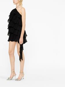 Blumarine Gelaagde mini-jurk - Zwart