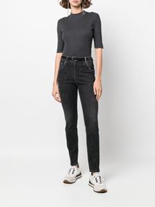 Brunello Cucinelli High waist jeans - Zwart