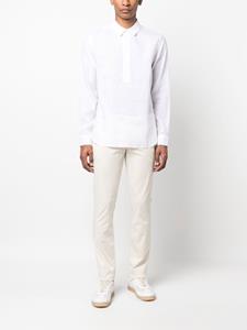 Orlebar Brown Poloshirt met lange mouwen - Wit