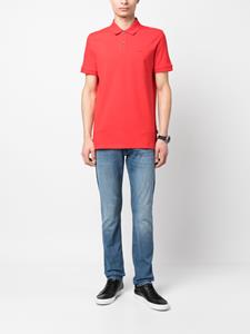 BOSS Poloshirt met geborduurd logo - Rood