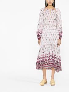 MARANT ÉTOILE Midi-jurk met print - Wit