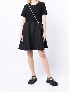 B+ab Mini-jurk met ronde hals - Zwart