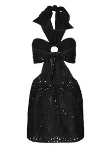 Johanna Ortiz Mini-jurk met ringlets - Zwart