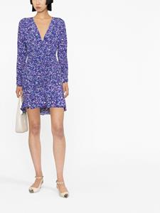 ISABEL MARANT Mini-jurk met bloemenprint - Blauw