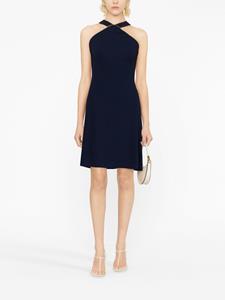 Ralph Lauren Collection Mouwloze mini-jurk - Blauw