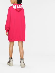 MSGM Sweaterjurk met capuchon - Roze