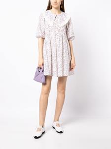 B+ab Mini-jurk met bloemenprint - Beige