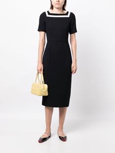 JANE Midi-jurk - Zwart