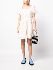 B+ab Mini-jurk met V-hals - Wit