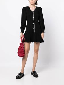 B+ab Kabelgebreide mini-jurk - Zwart