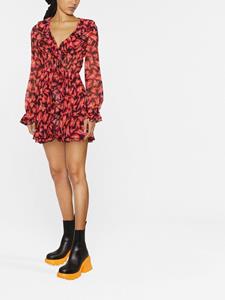 MSGM Mini-jurk met vlinderprint - Roze