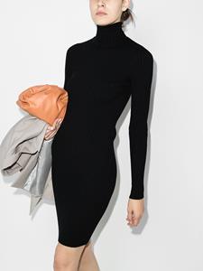 Wolford Ribgebreide mini-jurk - Zwart