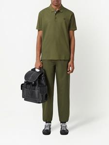 Burberry Poloshirt met geruite afwerking - Groen