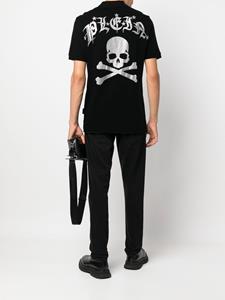 Philipp Plein Poloshirt met logoprint - Zwart