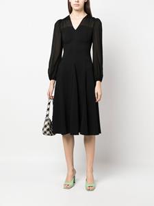 DVF Diane von Furstenberg Midi-jurk - Zwart