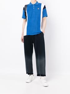 Fila Poloshirt met colourblocking - Blauw