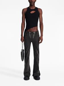 Dion Lee Flared jeans - Zwart