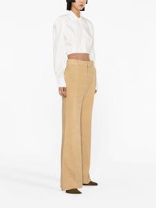 Chloé corduroy tailored flared trousers - Beige