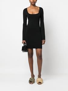 P.A.R.O.S.H. Mini-jurk met lange mouwen - Zwart