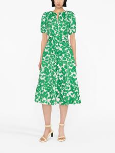 DVF Diane von Furstenberg Midi-jurk met print - Groen
