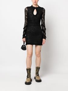 MSGM Mini-jurk met kant - Zwart