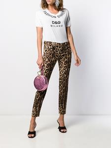 Dolce & Gabbana Jeans met luipaardprint - Beige