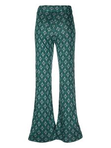 PAULA Flared broek - Groen