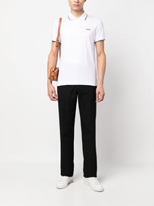 Zegna Poloshirt met geborduurd logo - Wit