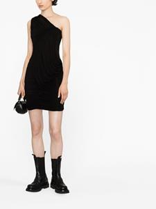 Rick Owens Asymmetrische mini-jurk - Zwart