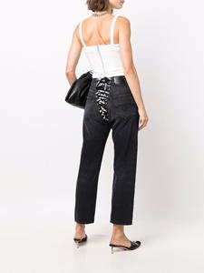 R13 High waist jeans - Zwart