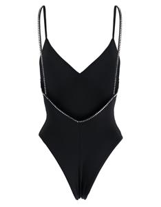La Reveche Sveva rhinestone-embellished swimsuit - Zwart