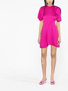 Victoria Beckham Mini-jurk met ronde hals - Roze