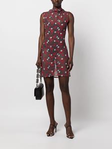 Ottolinger Mini-jurk met borduurwerk - Grijs