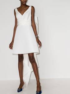 Carolina Herrera Zijden mini-jurk - Wit