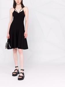 Alexander McQueen Mini-jurk met print - Zwart