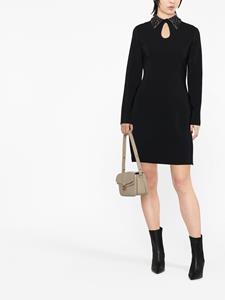 Alberta Ferretti Mini-jurk met lange mouwen - Zwart