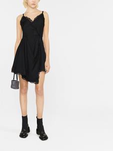 Alexander McQueen Asymmetrische mini-jurk - Zwart