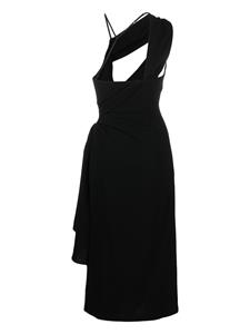 Jacquemus Asymmetrische jurk - Zwart