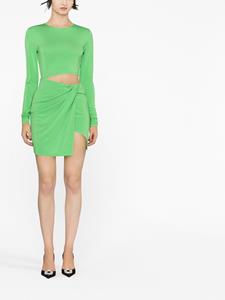 THE ANDAMANE Uitgesneden mini-jurk - Groen