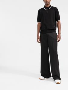 Dolce & Gabbana Poloshirt met contrasterende afwerking - Zwart